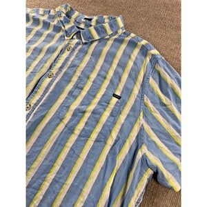 Chubbies Shirt Mens XX Large Striped Button Up Short Sleeve Summer Casual Friday